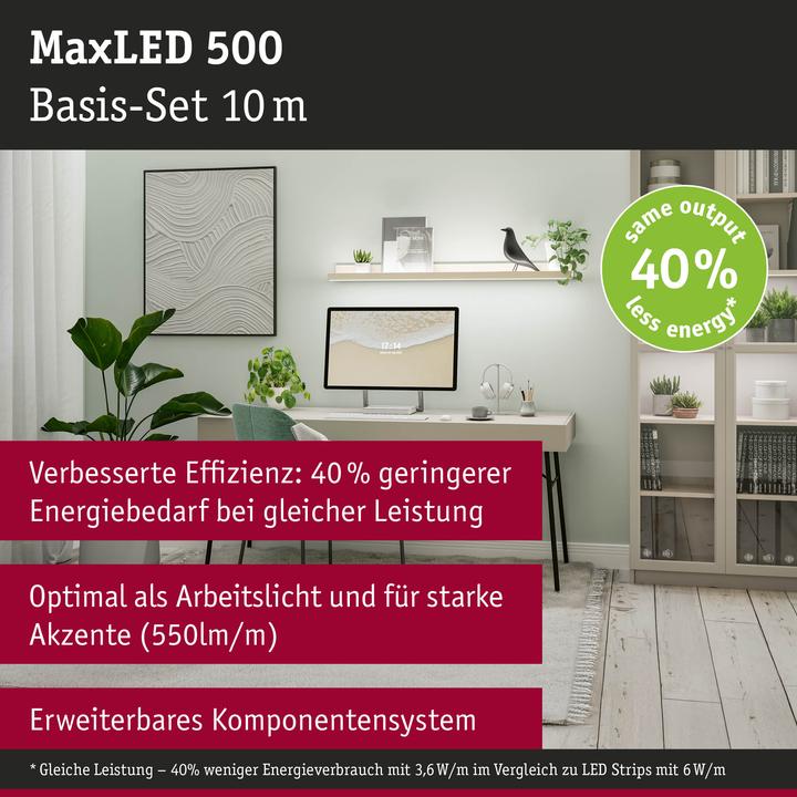 Actual product image Paulmann MaxLED 500 Basisset (Neutral White, 1000 cm, Indoor)