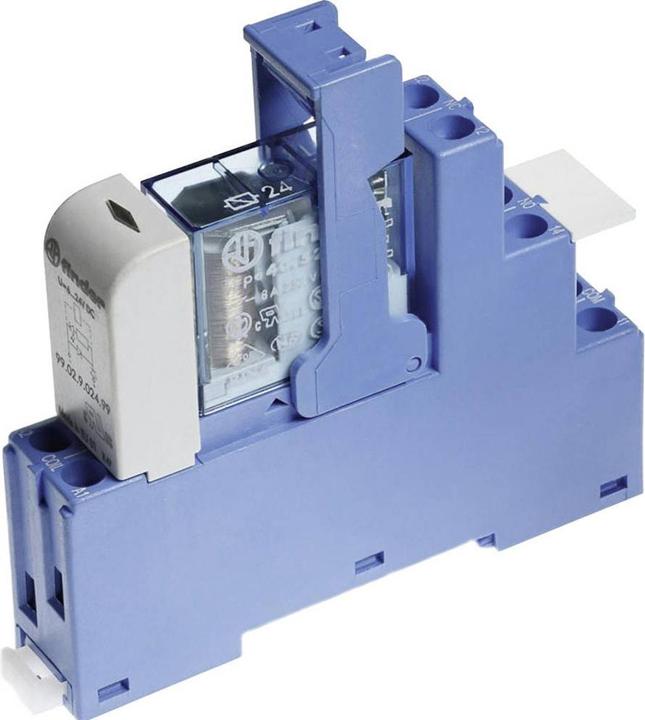 Actual product image Finder 48.61.7.024.4050 Relay module Rated voltage: 24 V/DC Switching current (max.):