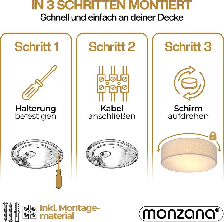 Immagine prodotto Monzana Lampada da soffitto (E27)