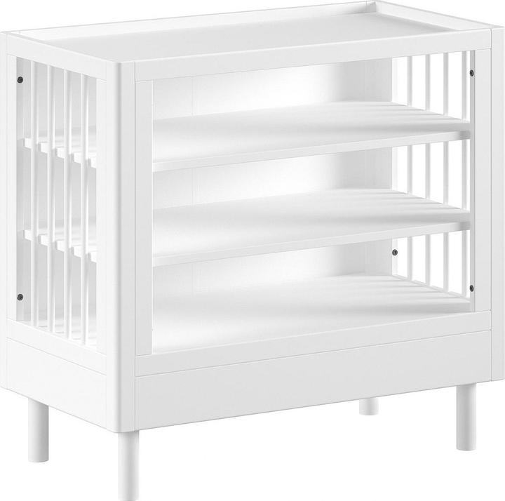 Produktbild Vipack Babyzimmer Forrest Buche 3-teilig Set B (Babybett, Wickelkommode)