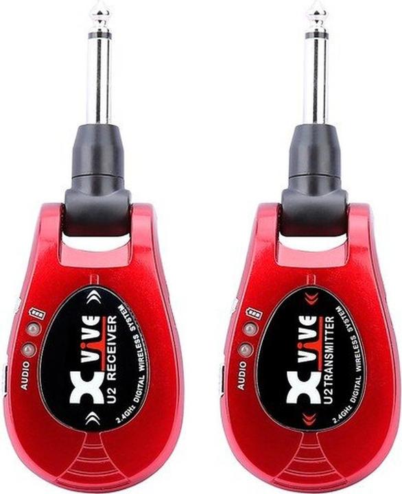 Actual product image Xvive U2 Red draadloos gitaarsysteem