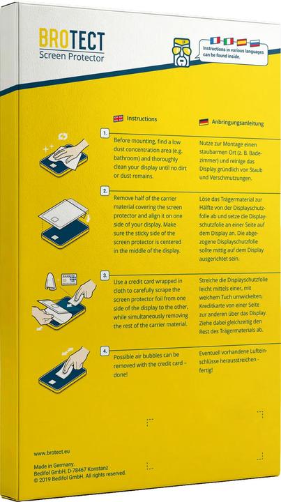 Actual product image BROTECT Anti-glare screen protector matt