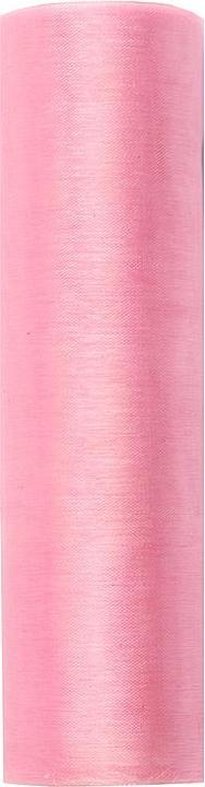Produktbild Partydeco Organza Plain, light pink, 0.16 x 9m (1 pc. / 9 lm)