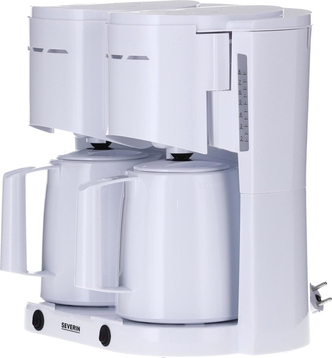 Actual product image Severin KA 9314 Coffee Maker White Capacity Cups=16 Insulated Jug