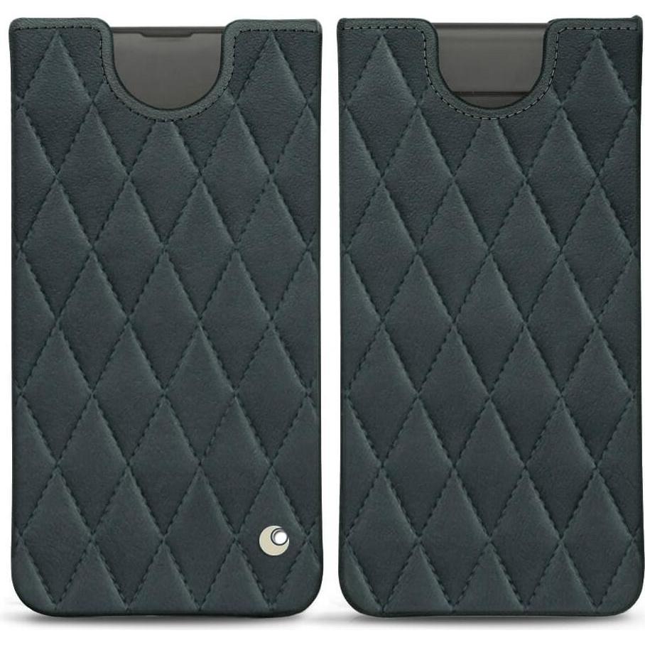 Noreve Lederschutzhülle (Samsung Galaxy S10), Smartphone Hülle, Blau