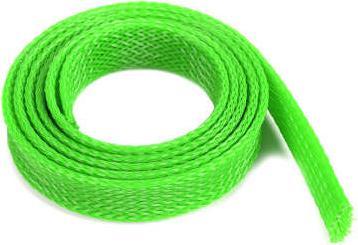 Produktbild G-Force Kabel-SchutzhÃ¼lse - Geflochten - 14mm - Neon GrÃ¼n - 1m (100 cm)