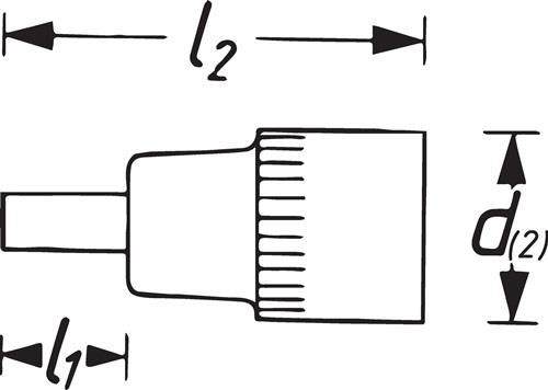 Actual product image HAZET Steckschlüsseleinsatz (10 mm)