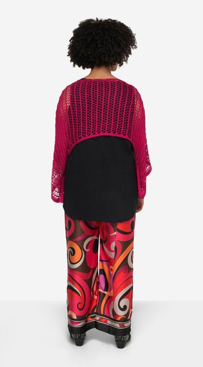 Produktbild Angel of Style Poncho, oversized, Netz-Strick, U-Boot-Ausschnitt, Langarm (58, 60, 62)