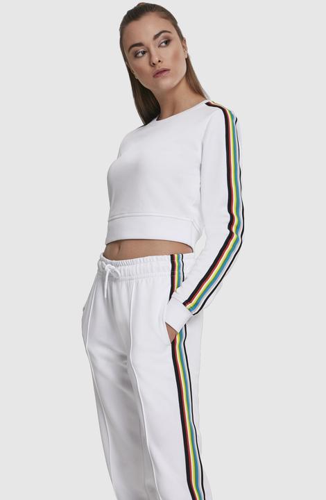 Produktbild Urban Classics Ladies Multicolor Taped Sleeve Crewneck (S)