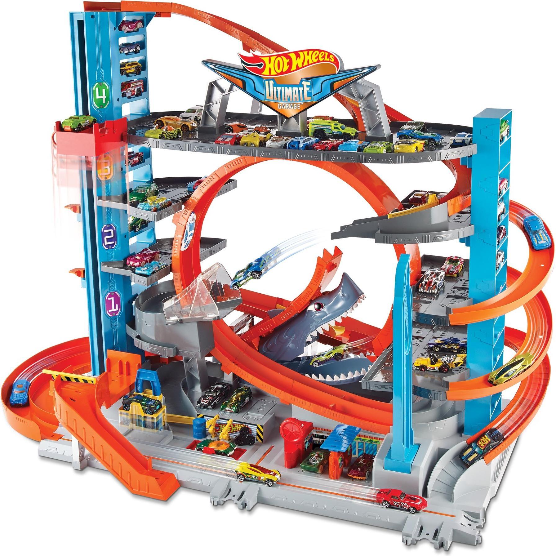 Hot Wheels City Ultimate Garage with Shark Attack buy at Galaxus