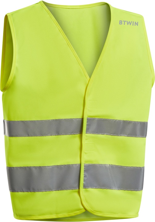 Immagine prodotto Btwin Gilet di sicurezza per bambini giallo