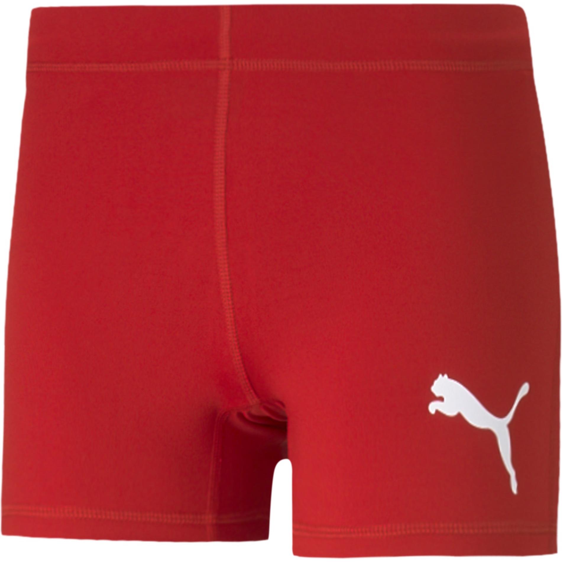 Puma, Damen, Sporthose, Cross the Line Sht Tght W2.0-519671 (XXL), Rot, XXL