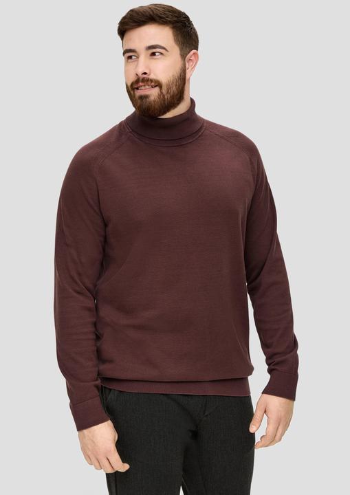 Produktbild s.Oliver Strickpullover Rollkragenpullover aus Baumwolle (3XL)