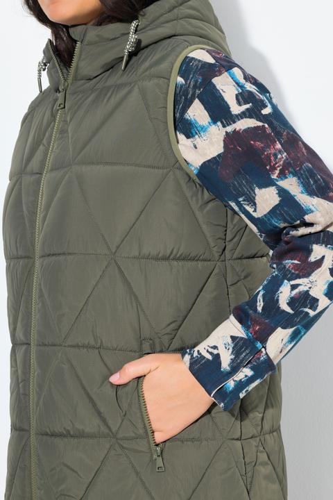 Actual product image Ulla Popken HYPRAR Water-Repellent Quilted Vest (62)