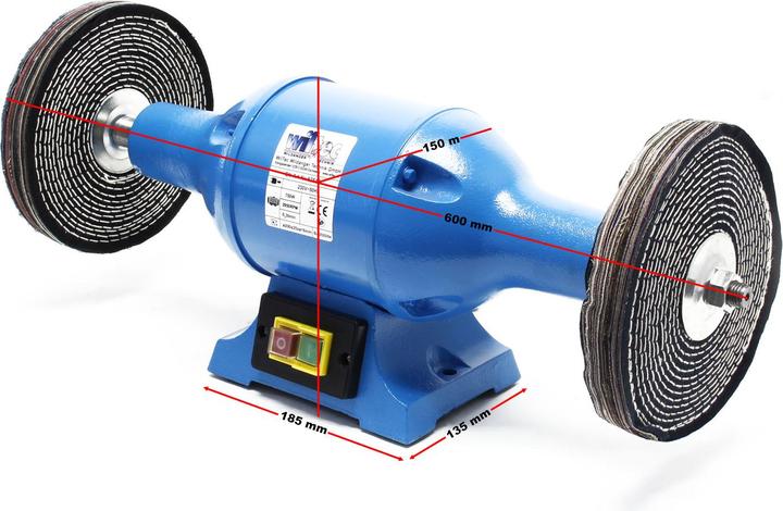 Actual product image Wiltec Double sander (Bench grinder)