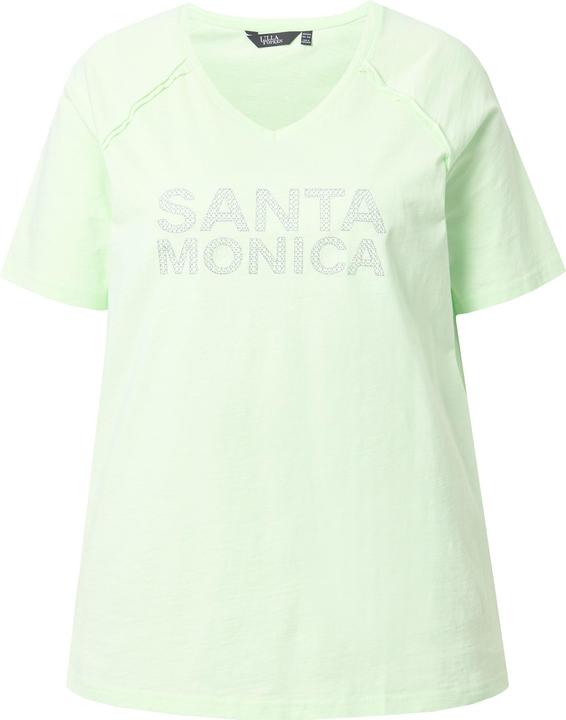Produktbild Ulla Popken T-Shirt, Santa Monica, A-Linie, V-Ausschnitt, Halbarm (54)