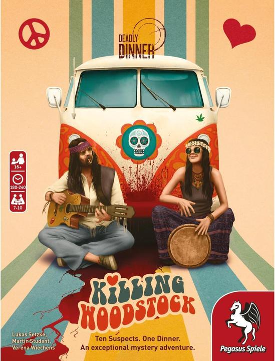Produktbild Pegasus Deadly Dinner - Killing Woodstock (Englisch, 7 - 10 Spieler)