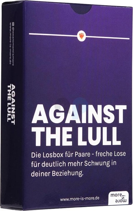 Produktbild More is more AGAINST THE LULL - Die Losbox für Paare (Deutsch)