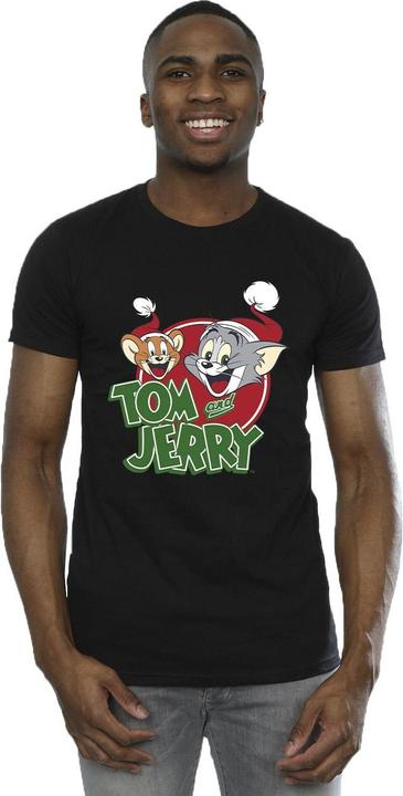 Produktbild Tom & Jerry Christmas Hat Logo TShirt (5XL)