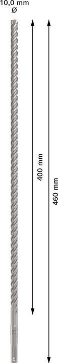 Produktbild Bosch Zubehör PRO SDS plus-5X Hammerbohrer, 10 x 400 x 460 mm (10 mm)
