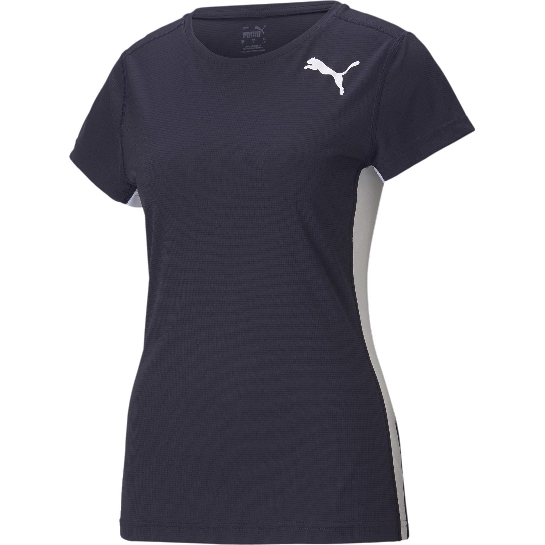 Puma, Unisex, Sportshirt, Cross the Line Tee 2.0 W-520352 (S), Blau, S