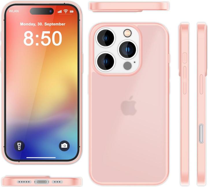 Actual product image Nalia Matte hybrid cover semi-transparent (Apple iPhone 16 Pro Max)