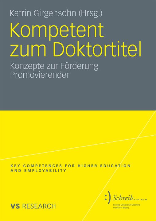 Produktbild Kompetent zum Doktortitel (Deutsch, 2010)