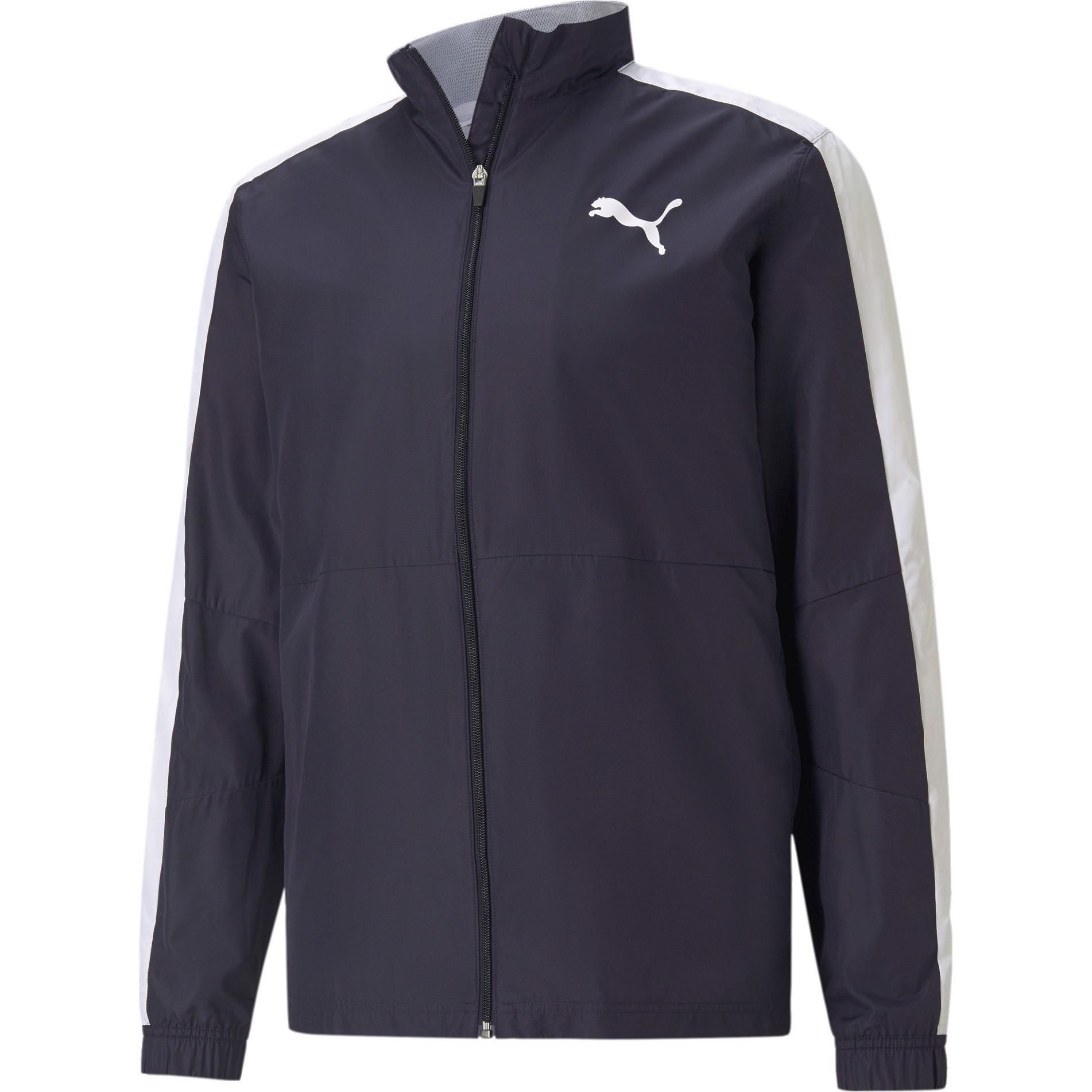 Puma, Herren, Laufjacke, Cross the Line Warmup Jacket-520417 (XXL), Blau, XXL