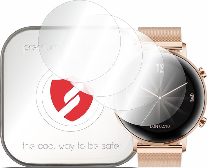 Actual product image Smart Protection - Premium Classic (4 pack) - Huawei Watch GT 2 42mm - Clear