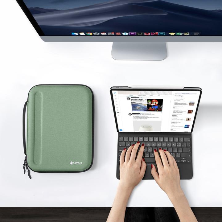 Produktbild tomtoc Smart A06 (9.7-11") (Microsoft Surface Go, iPad Air, iPad Pro 10.5 2017 (1. Gen), iPad Pro 11 2018 (1. Gen), iPad Pro 11 2020 (2. Gen), iPad Air 2020 (4. Gen), iPad Air 2022 (5. Gen))