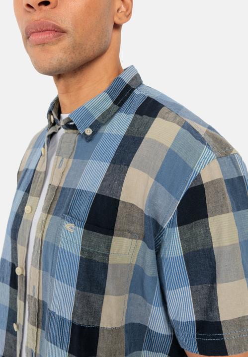 Immagine prodotto Camel Active Camicia a quadri in misto lino (6XL)