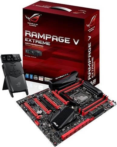 Produktbild ASUS R.O.G. Rampage V Extreme (LGA 2011-v3, Intel X99, E-ATX)