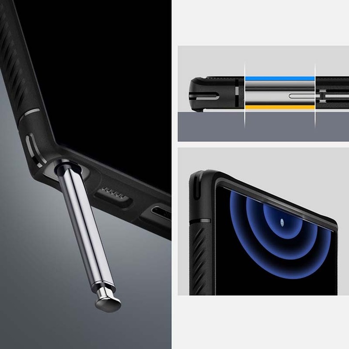 Actual product image Spigen Rugged Armor (Samsung Galaxy S22 Ultra (5G))