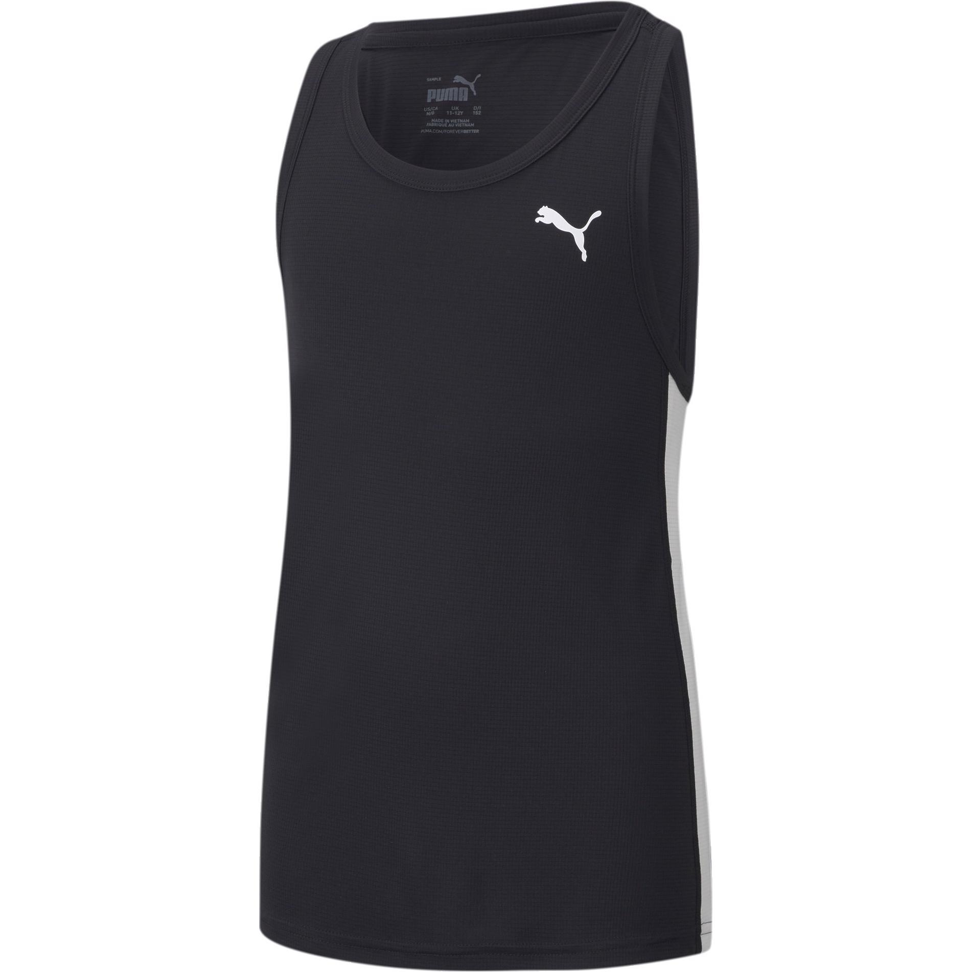 Puma, Herren, Sportshirt, Cross the Line Singlet 2.0 Y-520340 (140), Schwarz, 140