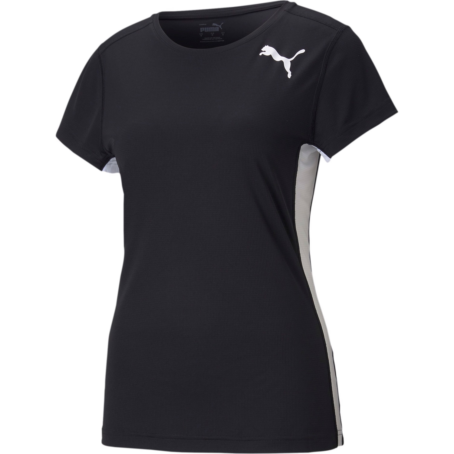Puma, Unisex, Sportshirt, Cross the Line Tee 2.0 W-520352 (M), Schwarz, M