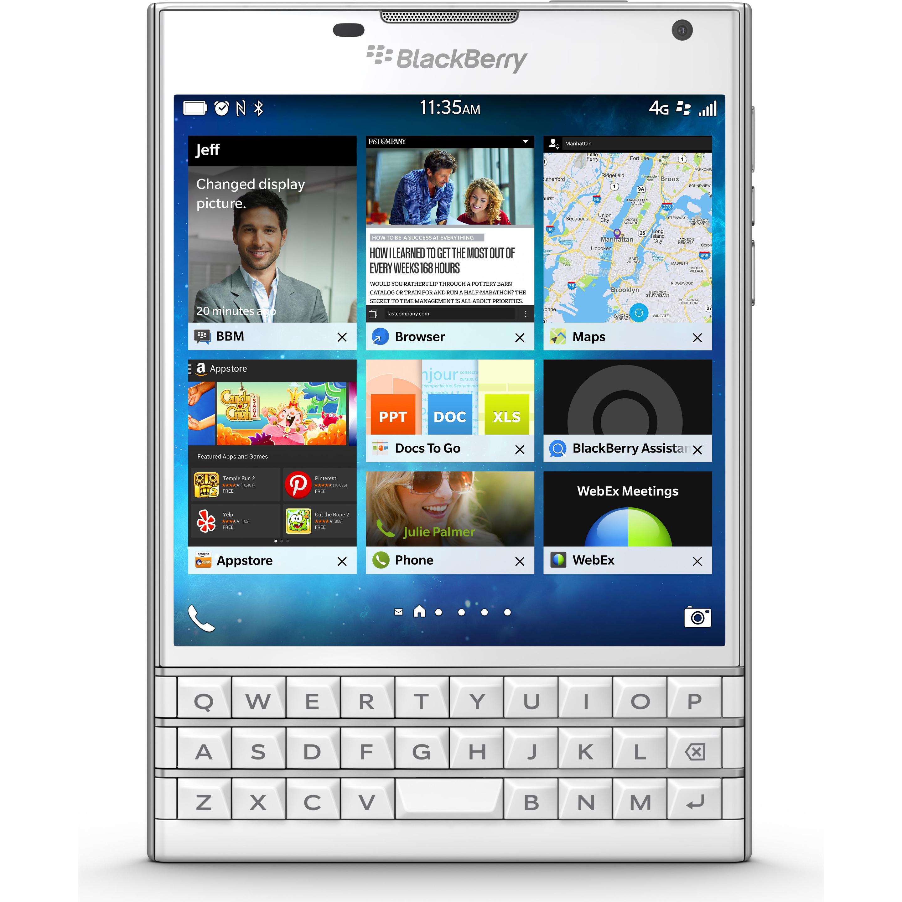 Thumbnail - BlackBerry Passport (32 GB, Weiss, 4.50", Single SIM, 13 Mpx, 4G), Smartphone, Weiss