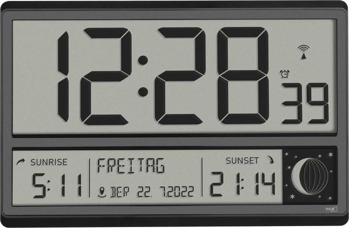 Produktbild TFA Digital Funk-Wanduhr