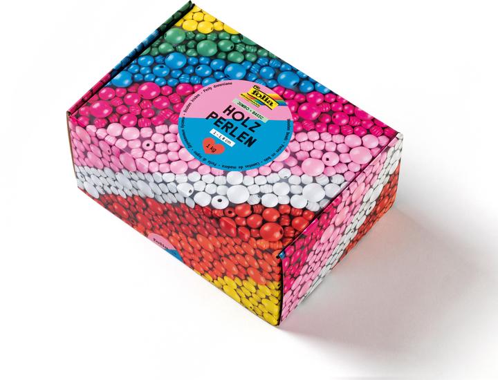 Produktbild Folia Holzperlen basic 1000g