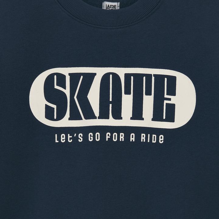 Actual product image La Redoute Collections Sweatshirt mit Rundhals und Message (128)