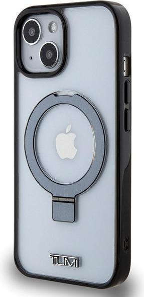 Actual product image Tumi TUHMP15SSSFC iPhone 15 / 14 / 13 6.1" biały/white hardcase Transparent Ring Stand Magsafe (Apple iPhone 15)