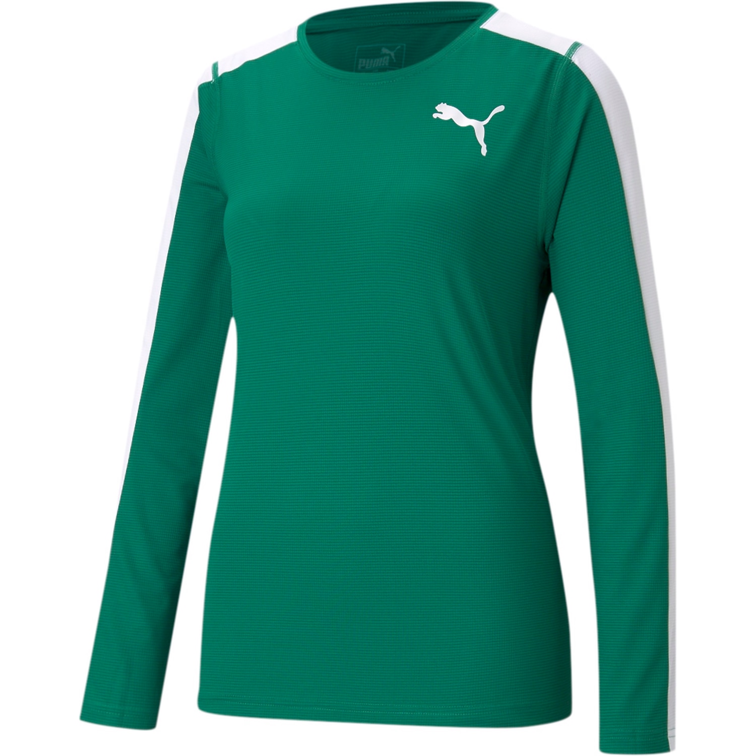 Puma, Damen, Sportshirt, Cross the Line LS W-519599 (L), Grün, L