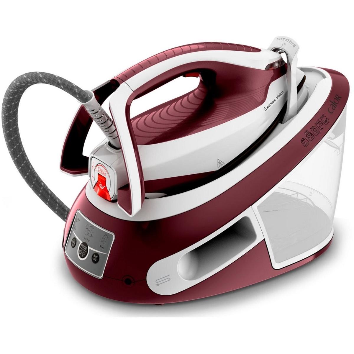 Calor strijkijzer express vision 6.8b 2800w, Ferro da stiro, Rosso