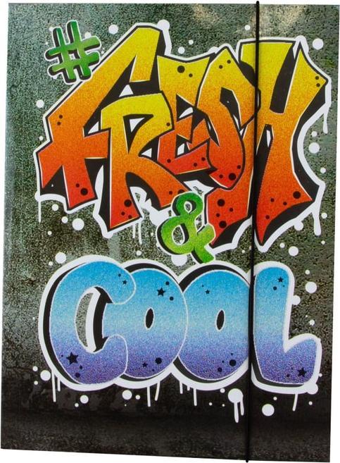 Produktbild MICA College Gummizugmappe DIN A3 - Graffiti Fresh & Cool (A3, 1 x)