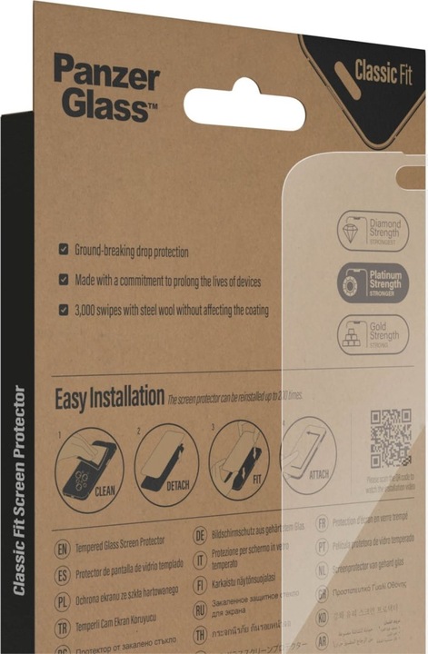 Productafbeelding PanzerGlass Classic Fit (1 Stuk, Apple iPhone 14 Pro Max)