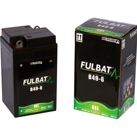 Thumbnail - Fulbat, Fahrzeugbatterie, Motorradbatterie Gel B49/6 (3MO1) 6V 10Ah (6 V, 10 Ah)