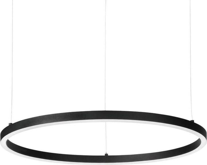 Actual product image Ideal lux ORACLE SLIM LED pendant light 43W ⌀900mm dimmable black warm white 304427 (4600 lm)