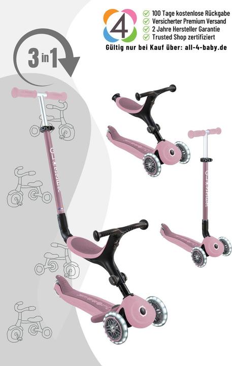 Produktbild Globber Go-Up Active Lights 3-in-1 Kinderfahrzeug