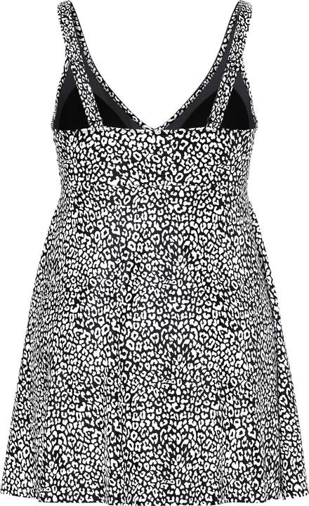 Produktbild Ulla Popken Badekleid, Leomuster, Softcups, Wickeloptik (42, 44)