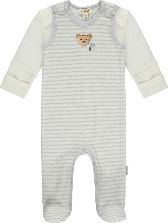 Image du produit Steiff Ensemble grenouillère avec t-shirt Grey GOTS (86)