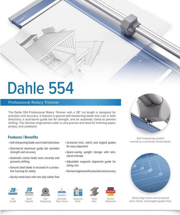 Produktbild Dahle 554 (20 Blätter, A2)